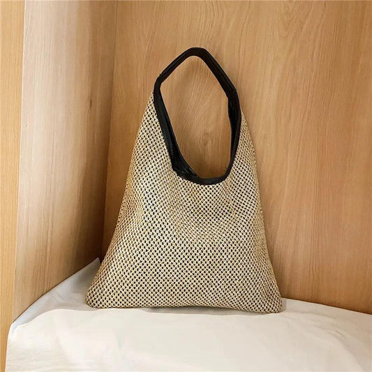 Vintage Summer Women Durable Weave Straw Beach Bags