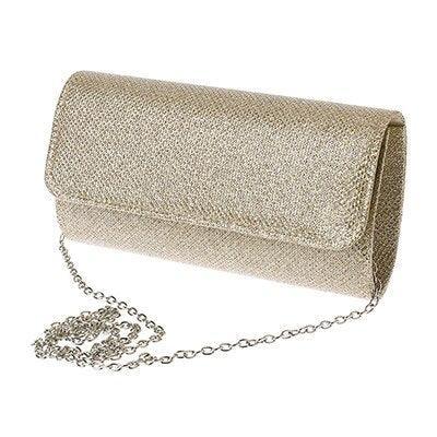 Ladies Handbag Wedding Luxury Chain Crossbody Bags Gold Silver Evening Party Clutch and Purse Female