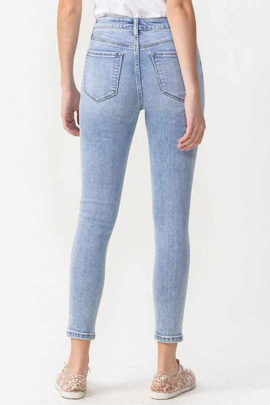 Lovervet Full Size Talia High Rise Crop Skinny Jeans Carauana Store