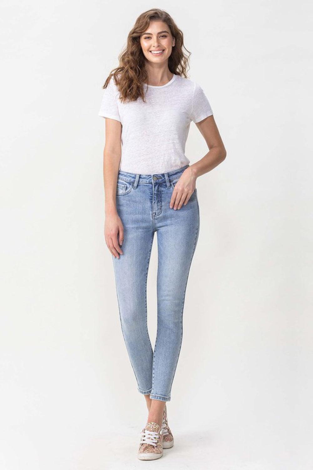 Lovervet Full Size Talia High Rise Crop Skinny Jeans Carauana Store