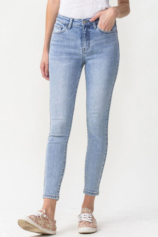 Lovervet Full Size Talia High Rise Crop Skinny Jeans Carauana Store