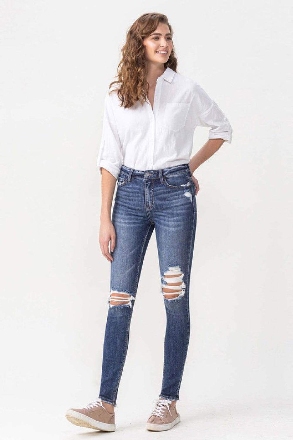 Lovervet Hayden Full Size High Rise Skinny Carauana Store