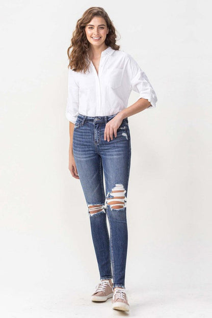 Lovervet Hayden Full Size High Rise Skinny Carauana Store