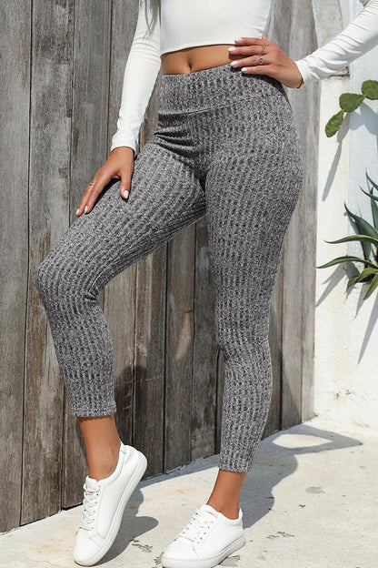 Ribbed High Waist Leggings Carauana Store