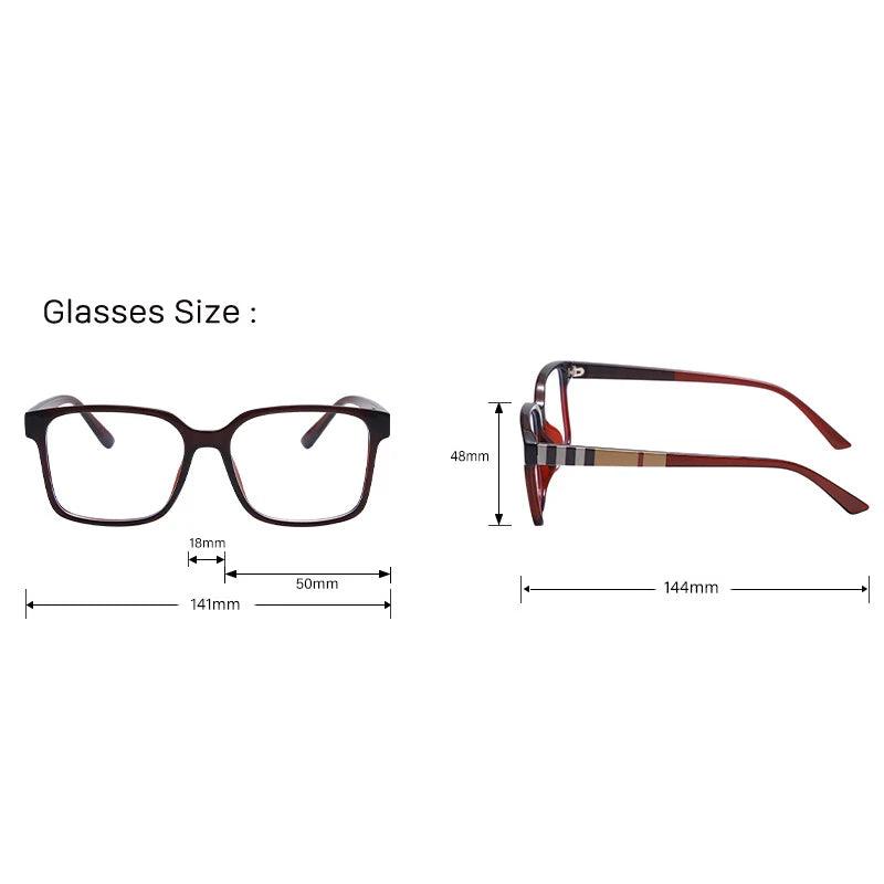 Stylish Anti Blue Light Glasses for Women | OwnSense | Polycarbonate Lenses | Plastic Titanium Frame