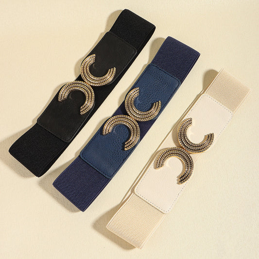 Double C Buckle Elastic Belt Carauana Store