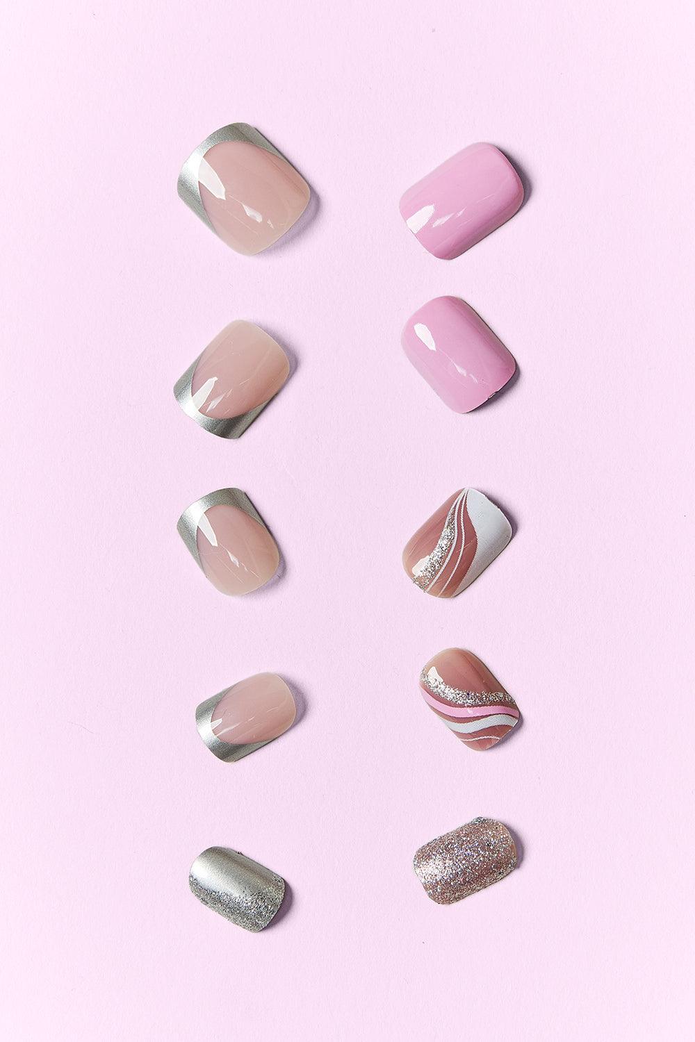 SO PINK BEAUTY Press On Nails 2 Packs Carauana Store