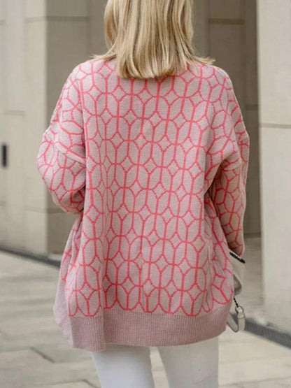 Button Up Long Sleeve Cardigan Carauana Store