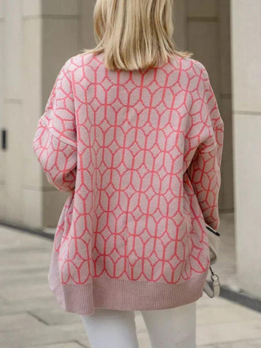 Button Up Long Sleeve Cardigan Carauana Store