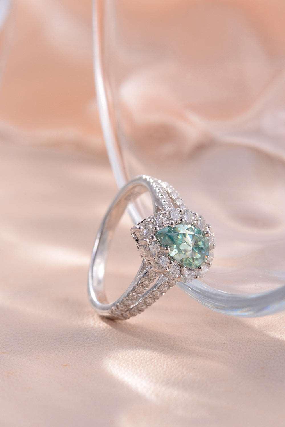 1 Carat Moissanite 925 Sterling Silver Ring Carauana Store