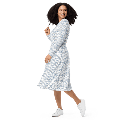 CARAUANA midi dress long sleeve