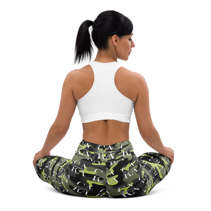 CaRaUaNa Leggings SPORT Green ARMY Carauana Store