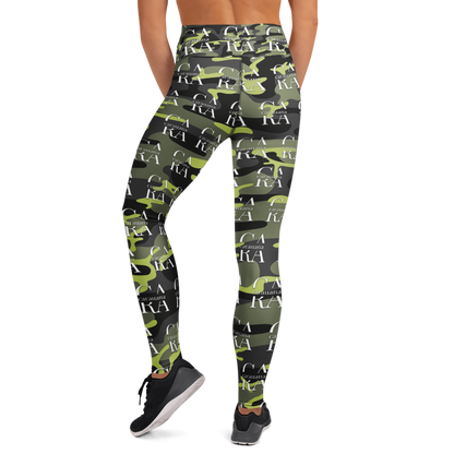 CaRaUaNa Leggings SPORT Green ARMY Carauana Store