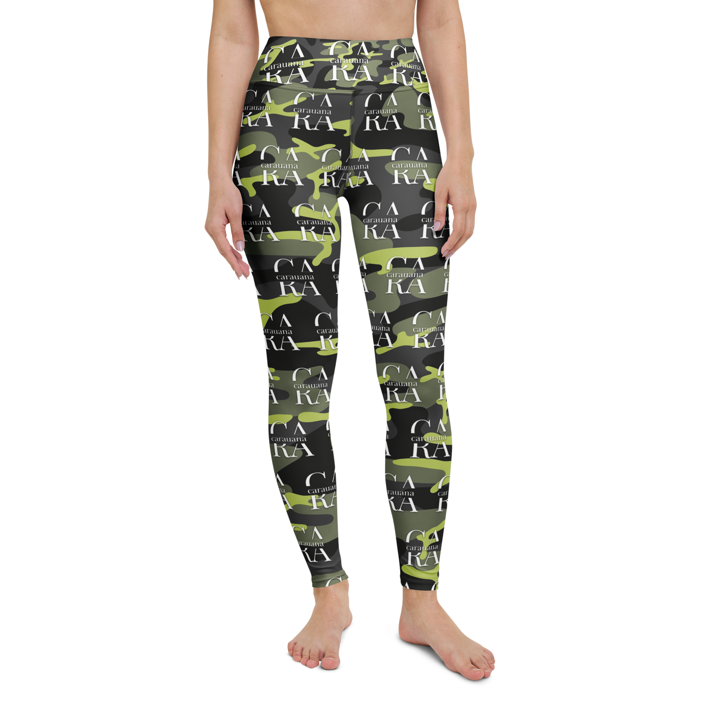 CaRaUaNa Leggings SPORT Green ARMY Carauana Store