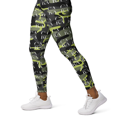 CaRaUaNa Leggings SPORT Green ARMY Carauana Store