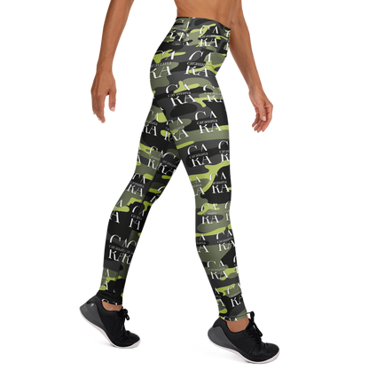 CaRaUaNa Leggings SPORT Green ARMY Carauana Store