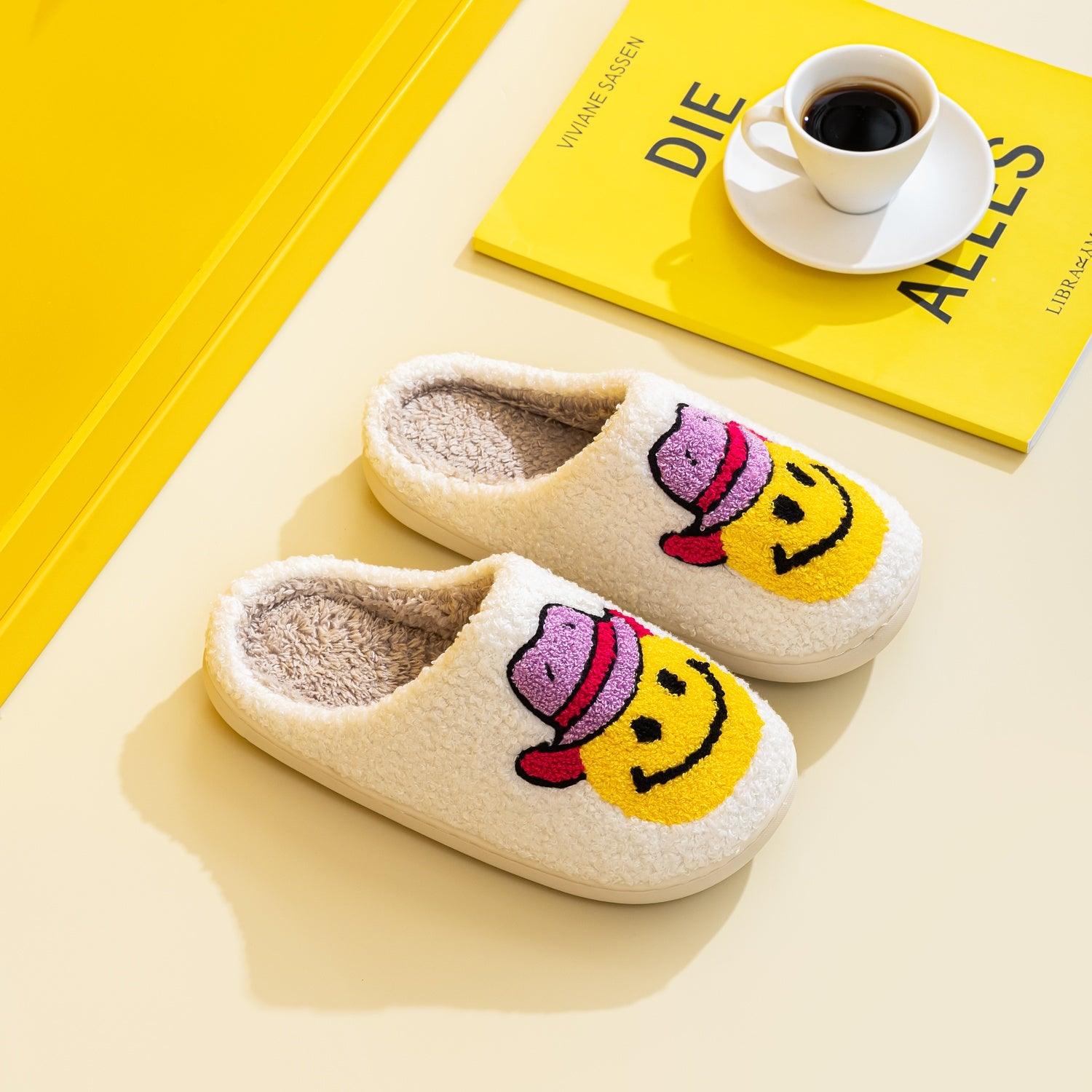 Melody Smiley Face Slippers Carauana Store