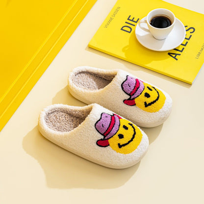 Melody Smiley Face Slippers Carauana Store
