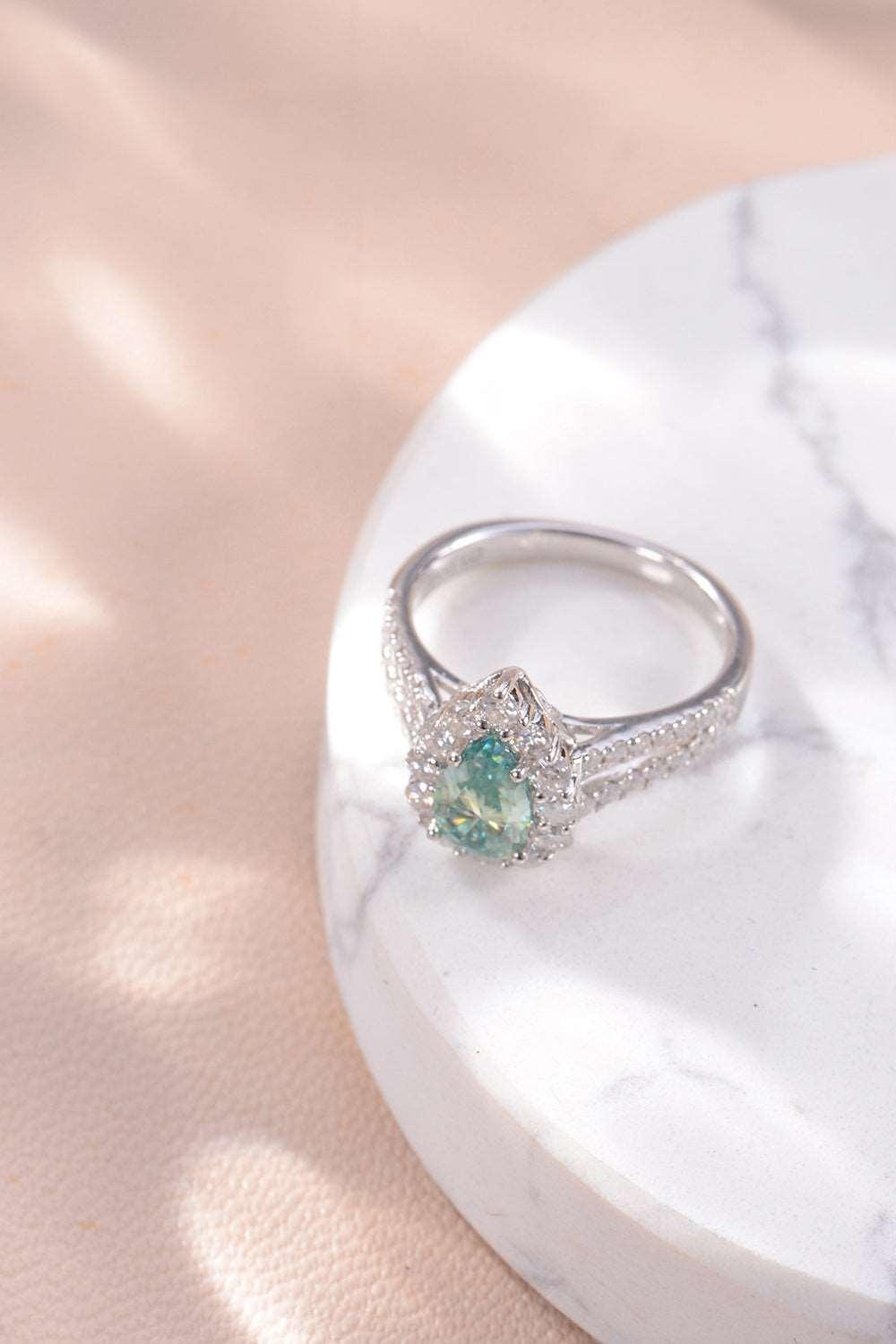 1 Carat Moissanite 925 Sterling Silver Ring Carauana Store