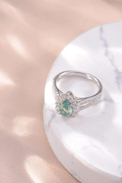1 Carat Moissanite 925 Sterling Silver Ring Carauana Store