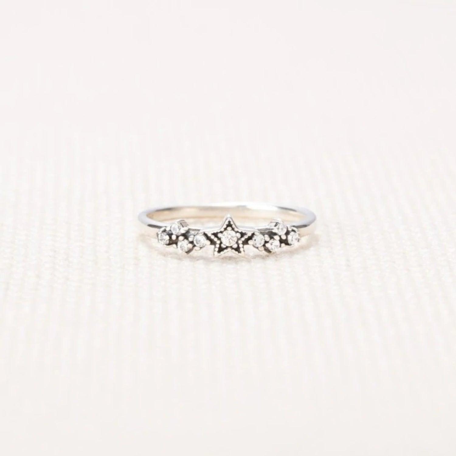 925 Sterling Silver Star Ring Carauana Store