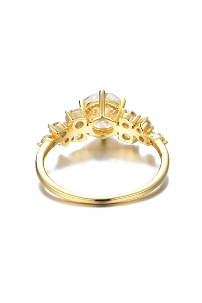 1 Carat Moissanite 925 Sterling Silver Ring Carauana Store