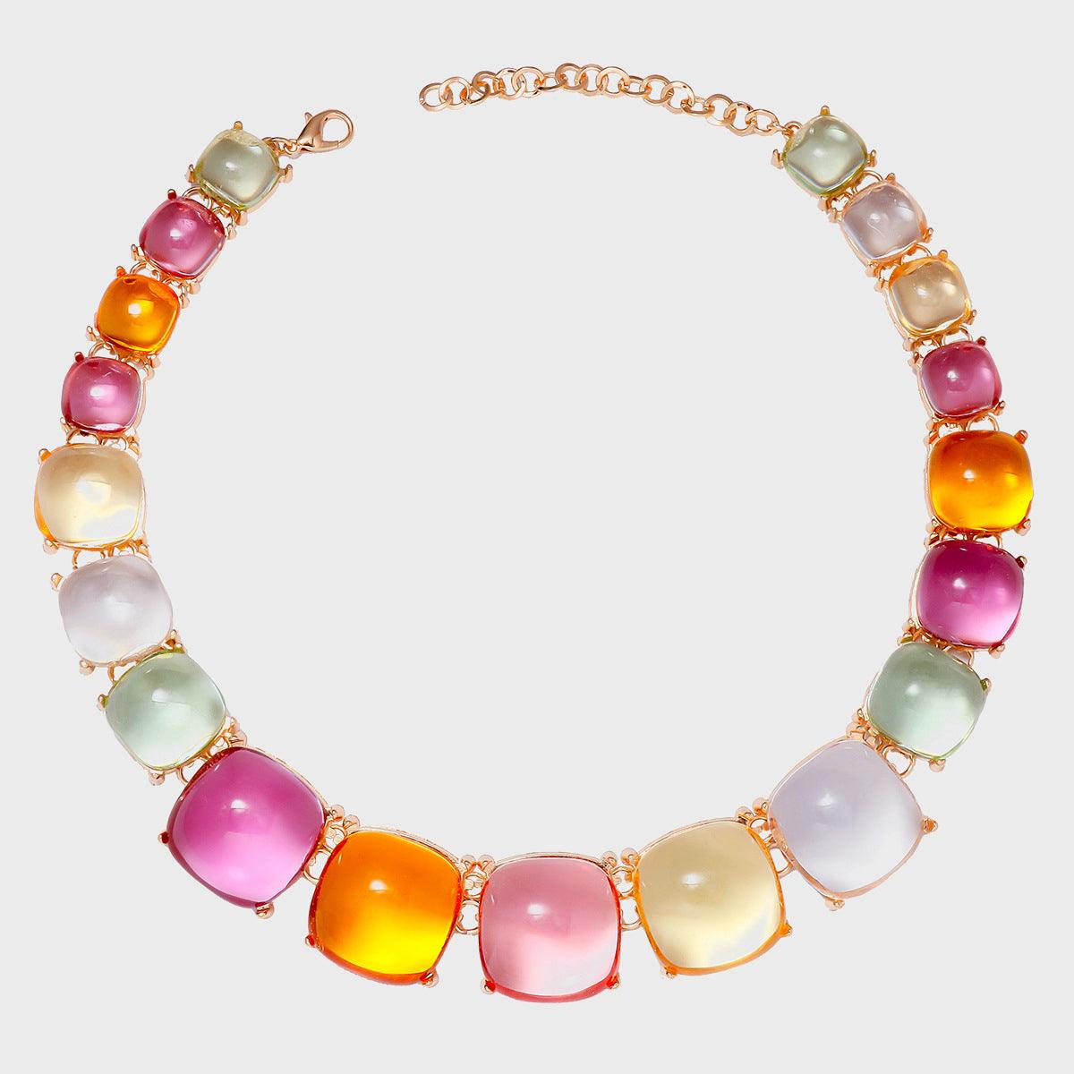 Alloy & Rhinestone Necklace Carauana Store