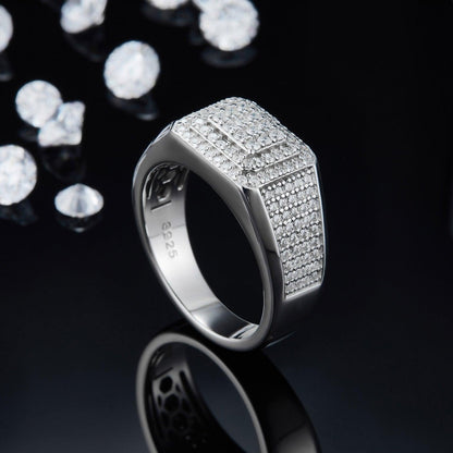 Moissanite 925 Sterling Silver Ring Carauana Store