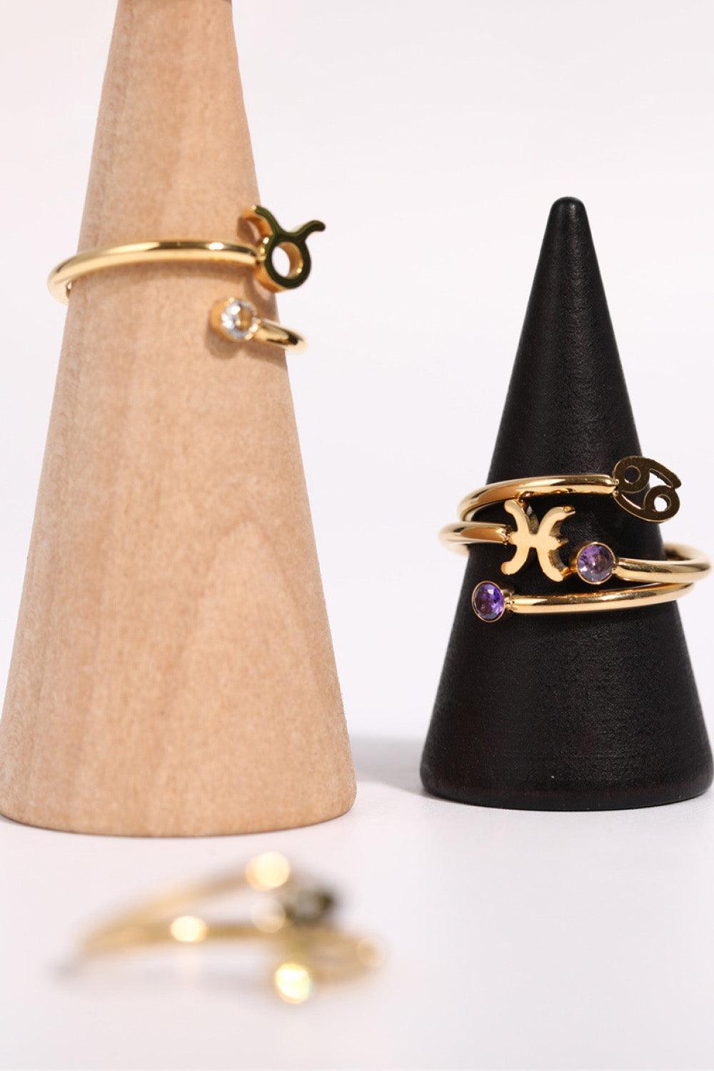 Constellation Stainless Steel Bypass Ring Carauana Store