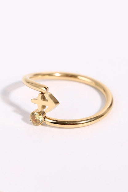 Constellation Stainless Steel Bypass Ring Carauana Store