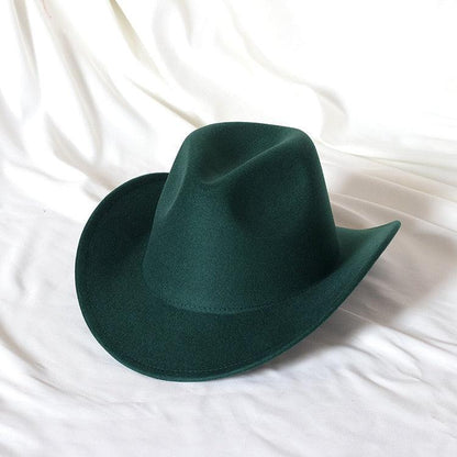 cowboy hat monochrome felt Unisex