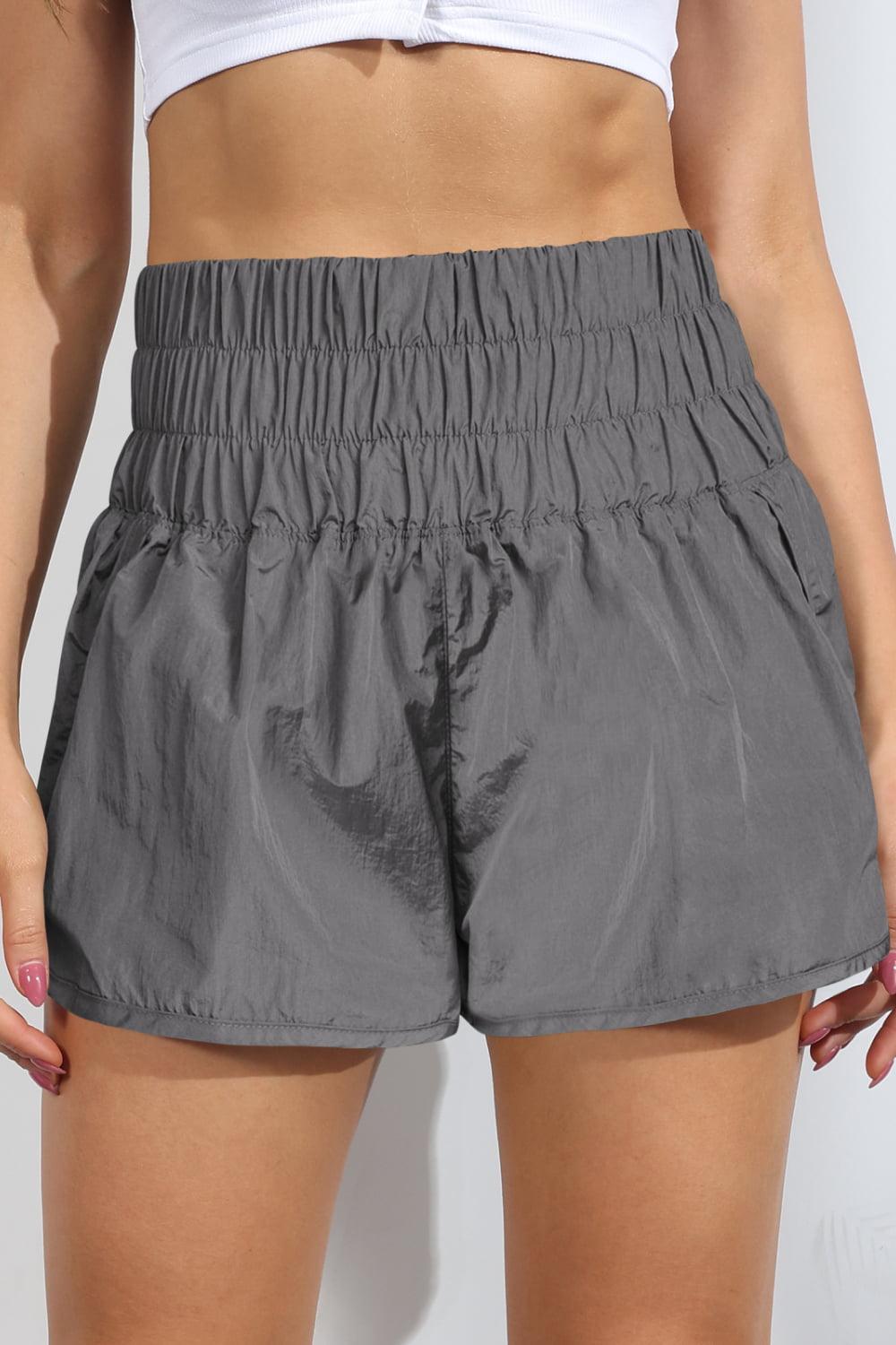 Breathable Smocked Sports Shorts Carauana Store