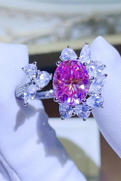 3 Carat Moissanite 925 Sterling Silver Open Ring Carauana Store