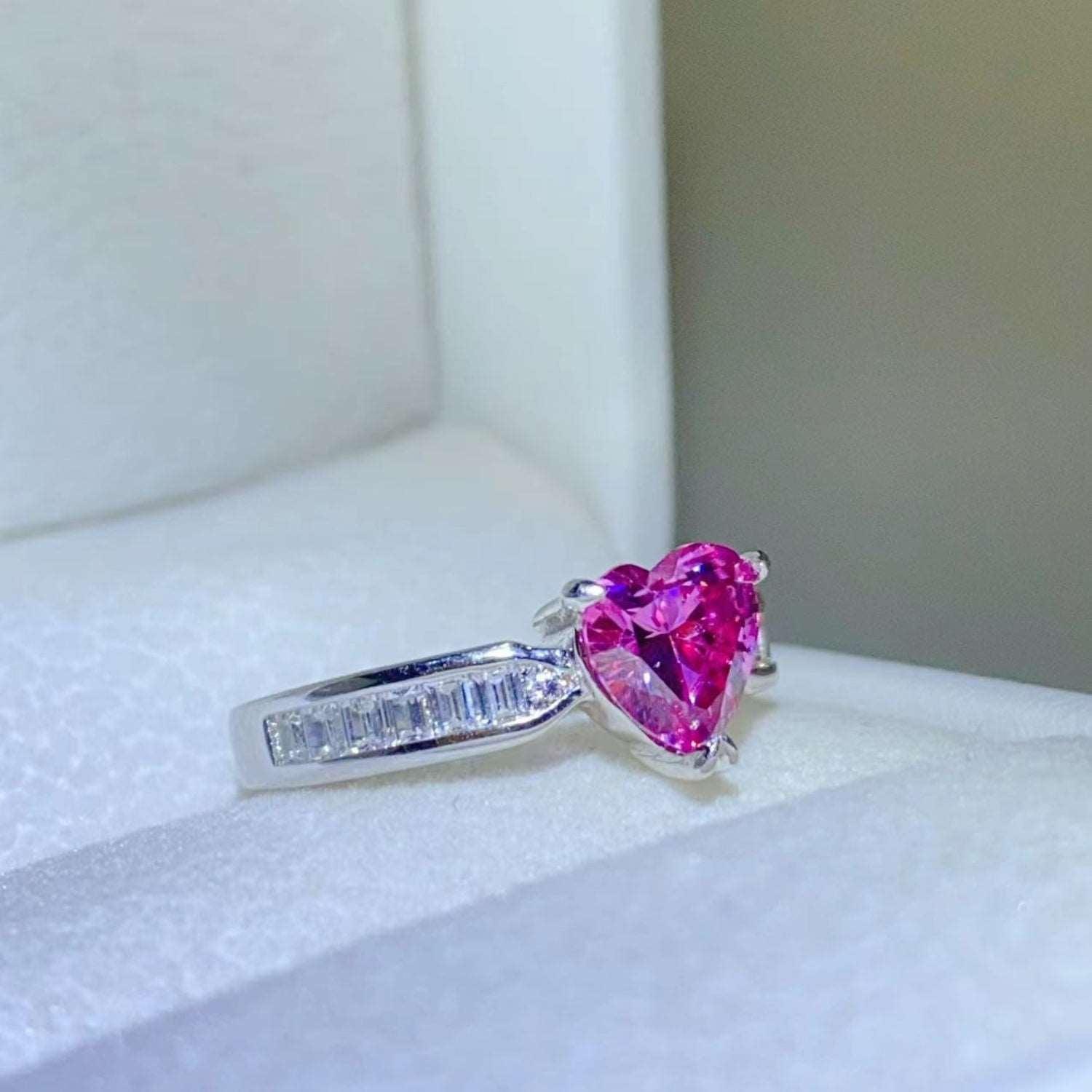 1 Carat Moissanite 925 Sterling Silver Ring Carauana Store