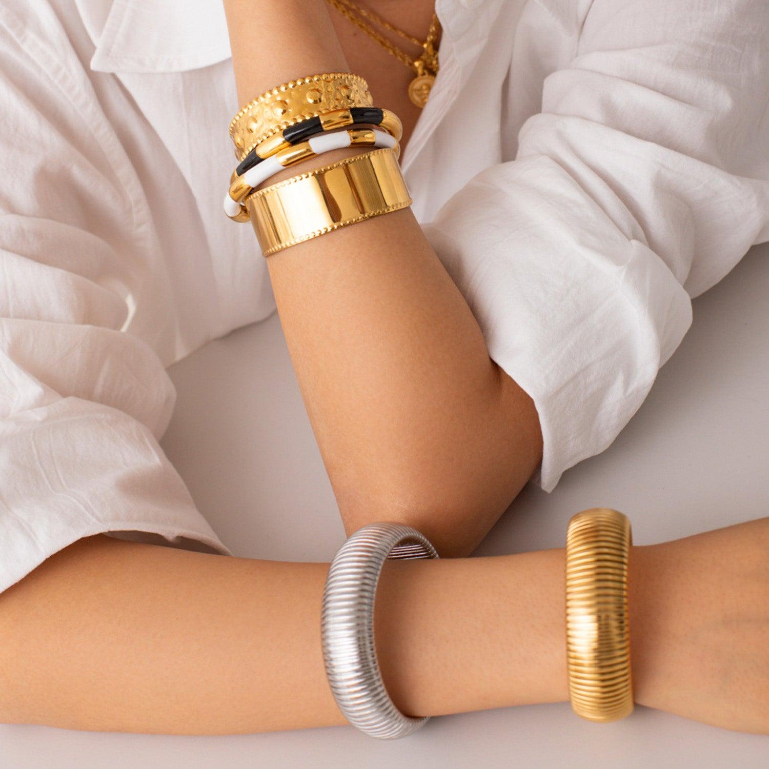 18K Gold-Plated Stainless Steel Bracelet Carauana Store