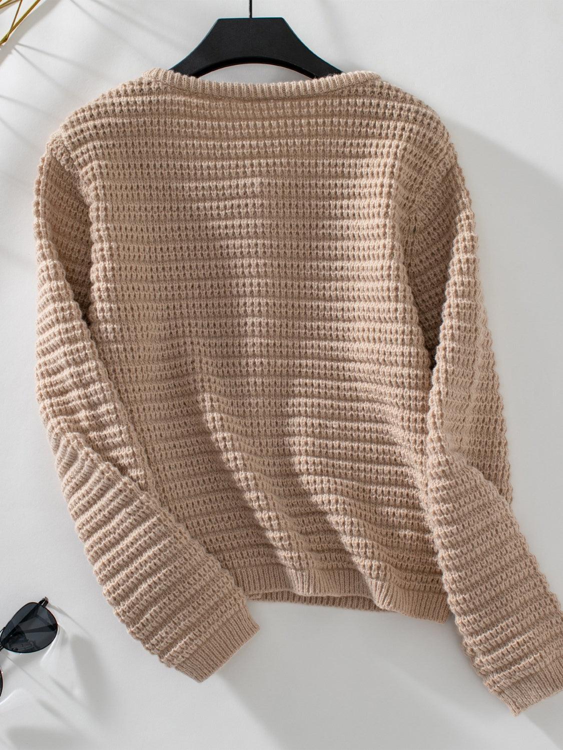 BUtton Up Long Sleeve Cardigan Carauana Store