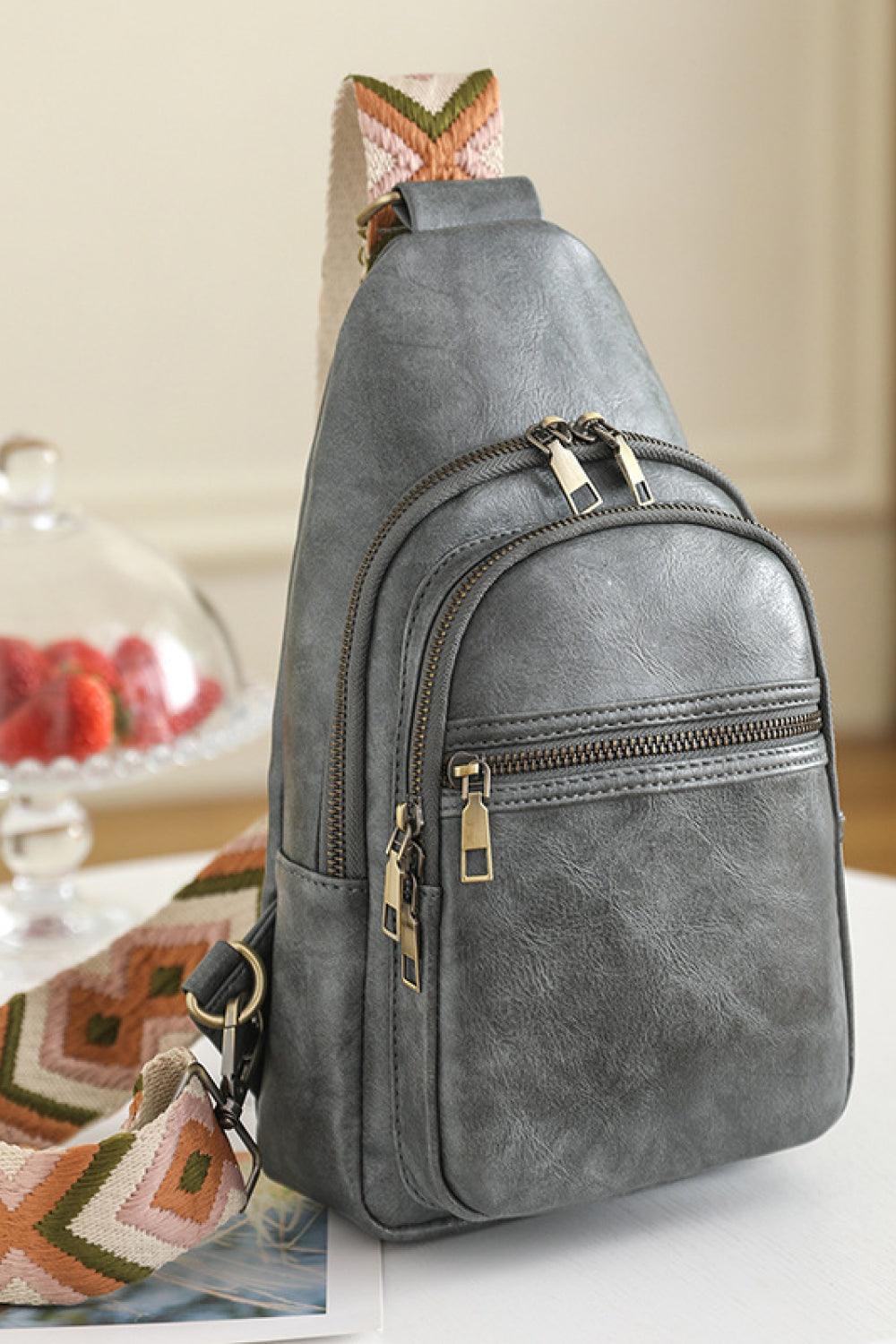 Adored It's Your Time PU Leather Sling Bag Carauana Store