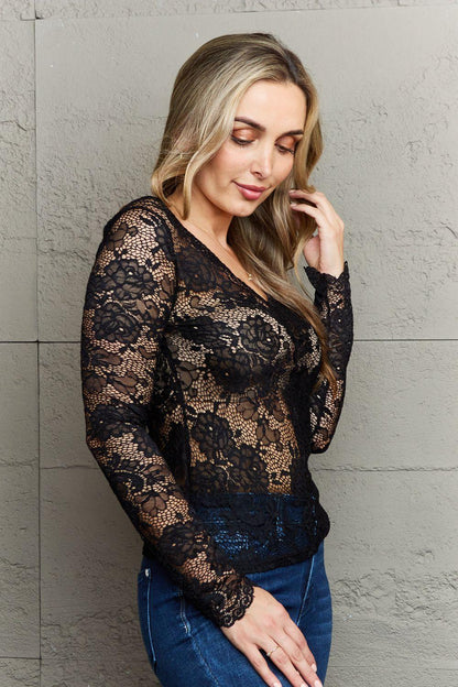 Ninexis Be Kind Off The Shoulder Lace Top Carauana Store