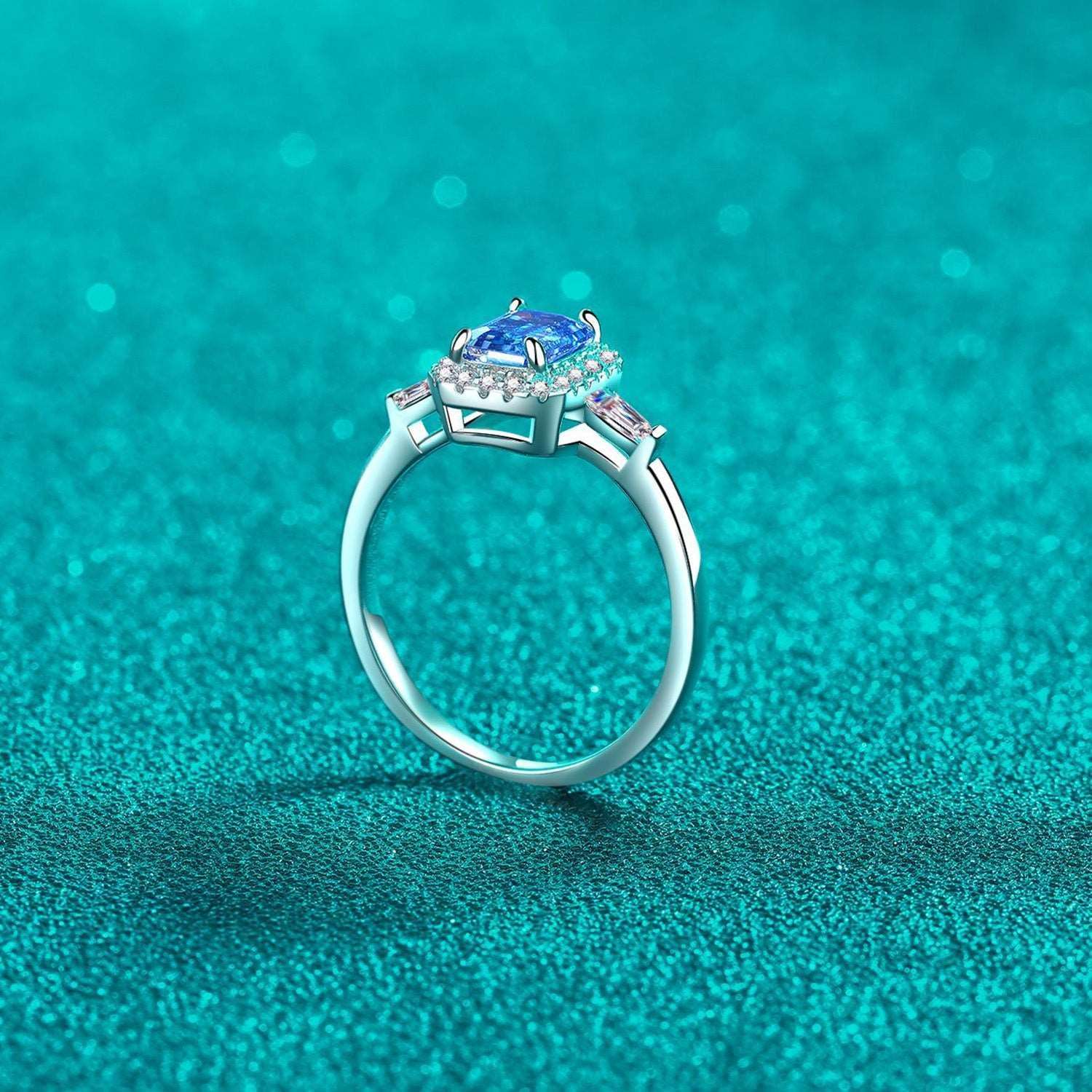 1 Carat Moissanite 925 Sterling Silver Ring Carauana Store