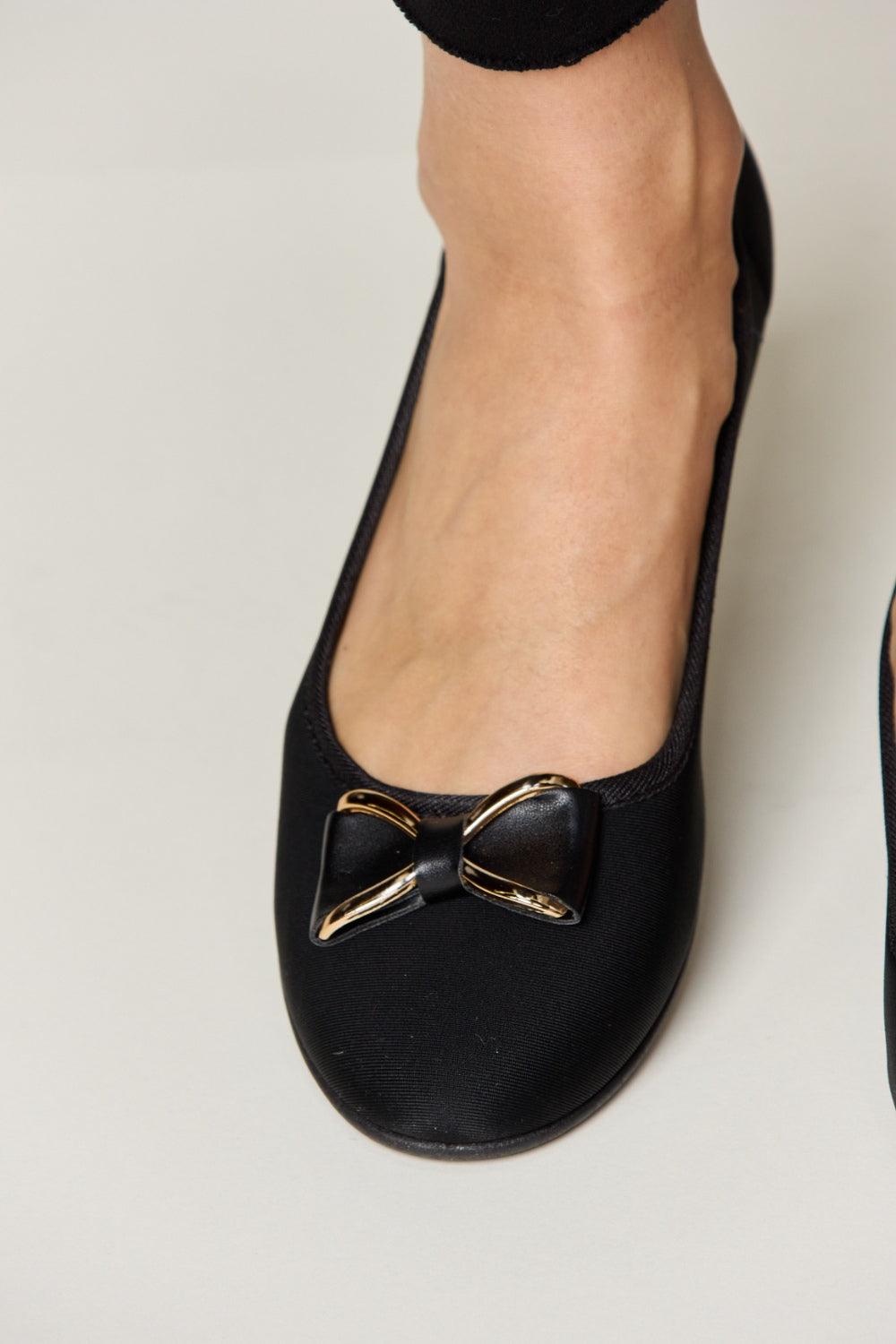 Forever Link Metal Buckle Flat Loafers Carauana Store