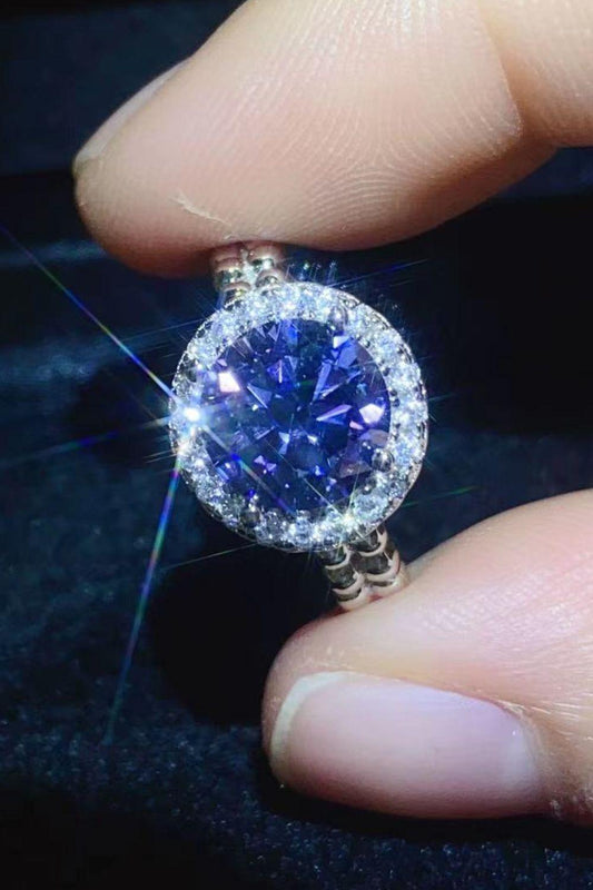 Let It Go 2 Carat Moissanite Ring Carauana Store