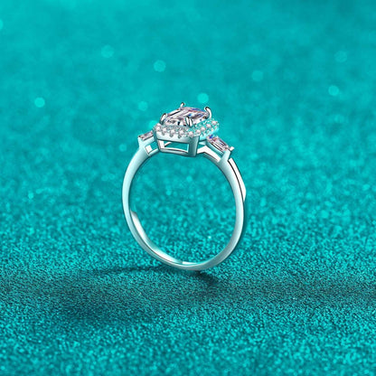 1 Carat Moissanite 925 Sterling Silver Ring Carauana Store