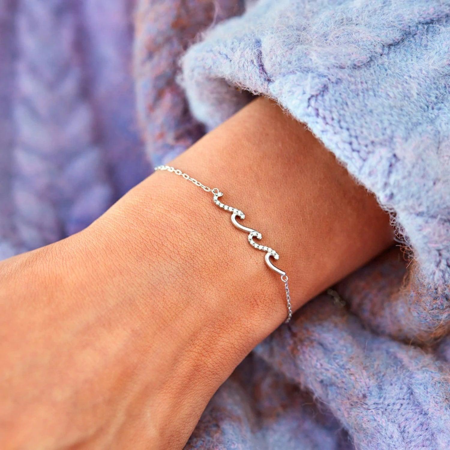 925 Sterling Silver Zircon Bracelet Carauana Store