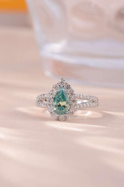 1 Carat Moissanite 925 Sterling Silver Ring Carauana Store