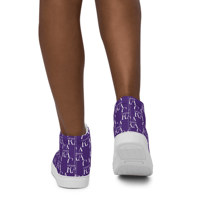 CARAUANA Hip Hop canvas shoes violet Branded