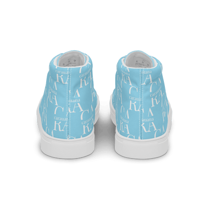 CARAUANA Hip Hop canvas shoes sky blue Branded