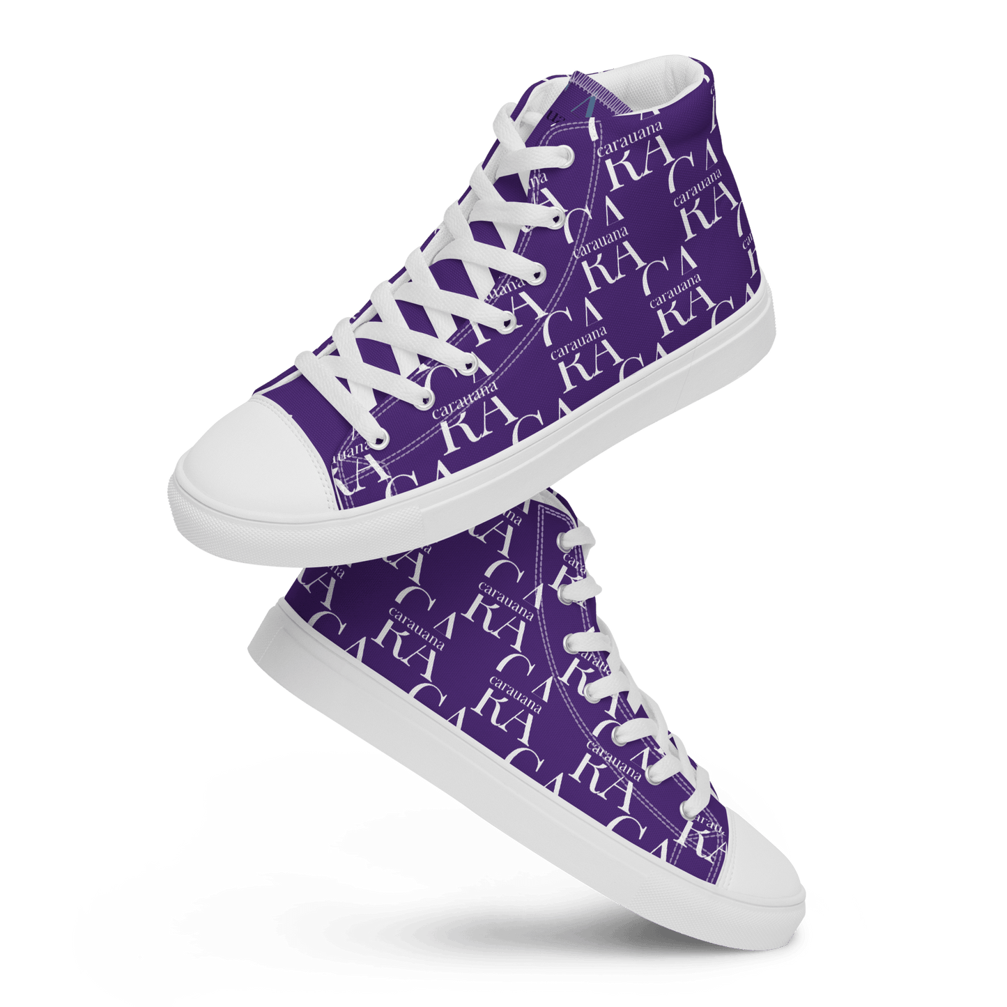 CARAUANA Hip Hop canvas shoes violet Branded