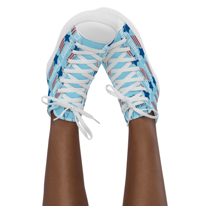 CARAUANA Hip Hop canvas shoes sky blue USA