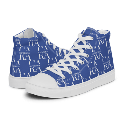 CARAUANA Hip Hop canvas shoes Blue Branded