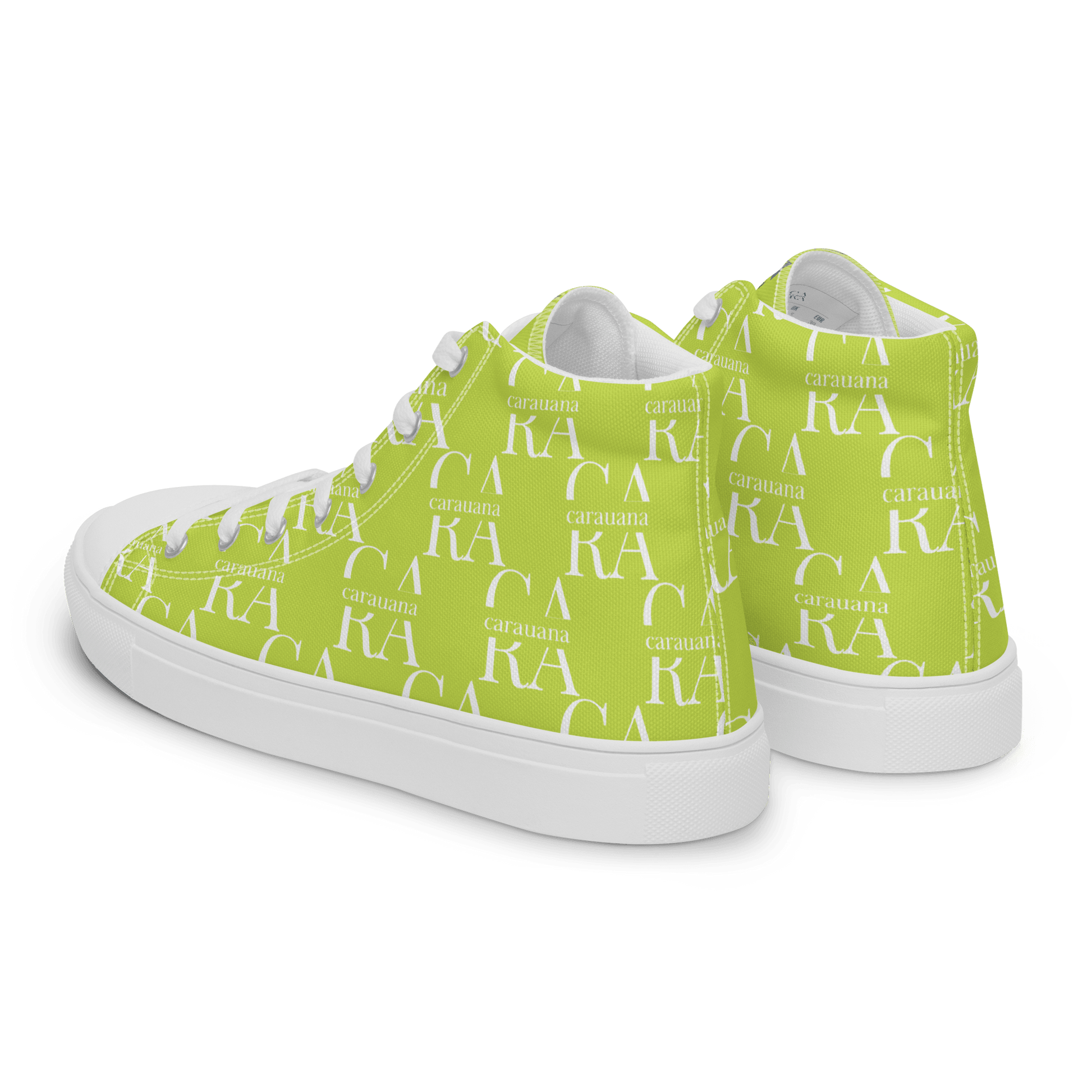 CARAUANA Hip Hop canvas shoes Lemon Branded